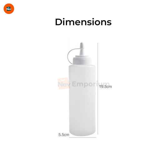 Eco-friendly glass oil dispenser side view