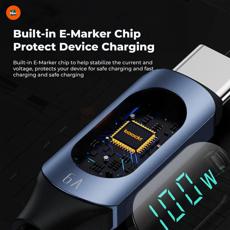 High-speed USB-C charging cable