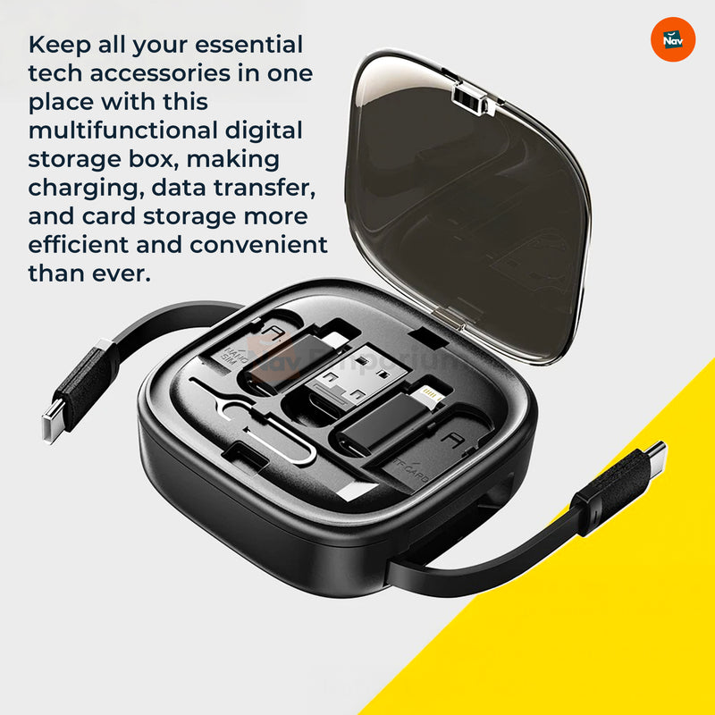 Close-up of TechFlex charging ports