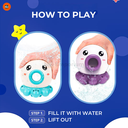 Safe bath toy for infants