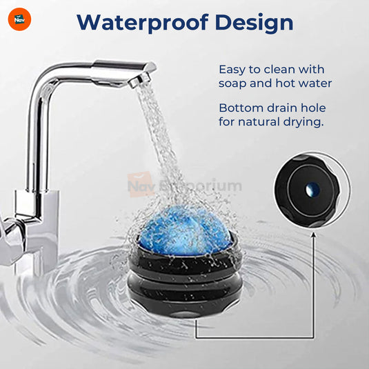 Portable ice massage ball