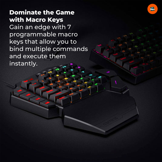 Compact gaming macro pad