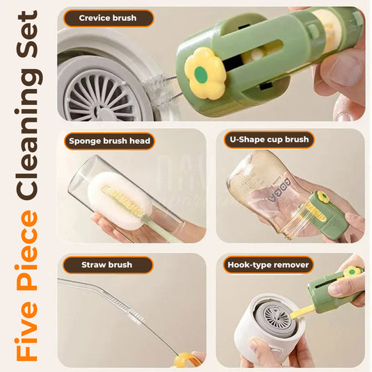 Soft bristle cleaner