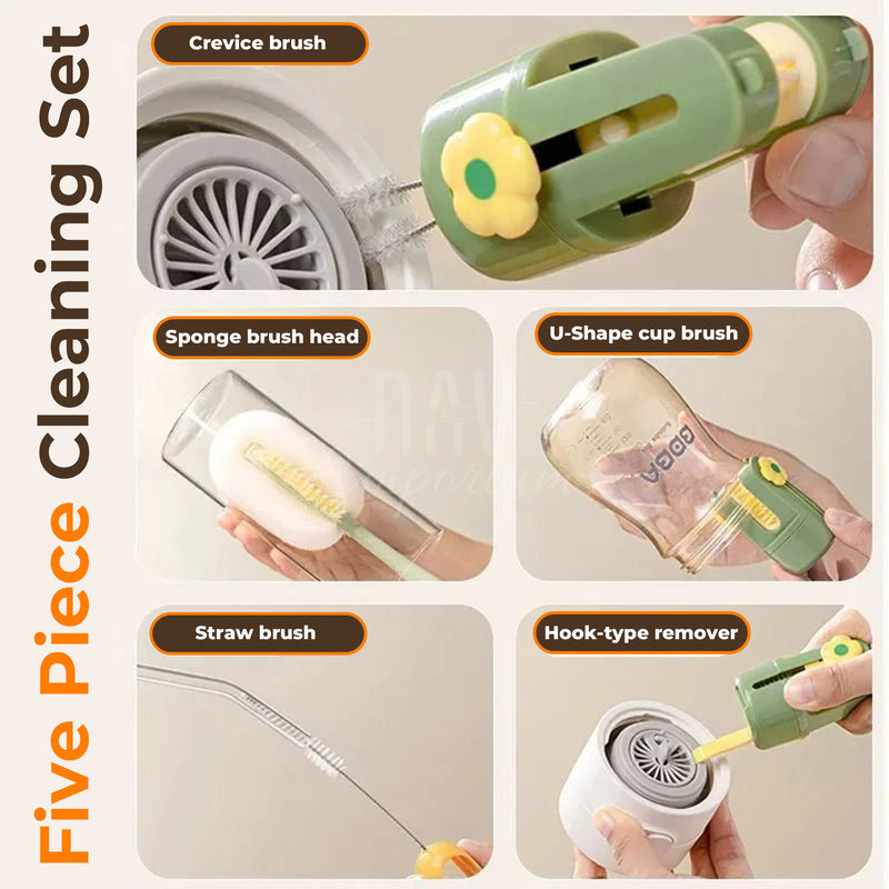 Soft bristle cleaner
