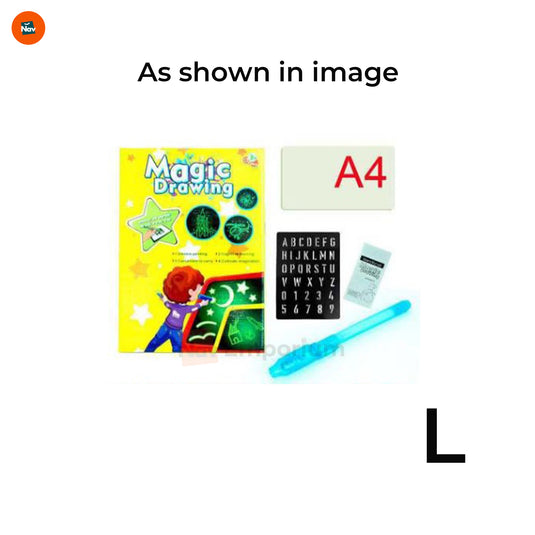 GlowArt Kids Drawing Tablet with markers