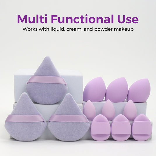 Reusable makeup applicators