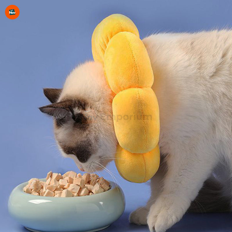 Comfortable cat healing collar