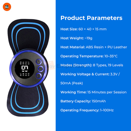 Feature image lightweight mini tens unit close-up