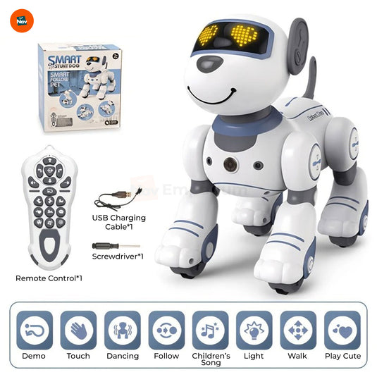 PlayBot Puppy engaging in musical play