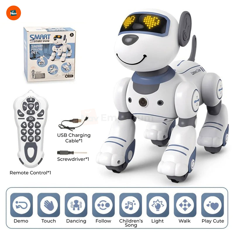 PlayBot Puppy engaging in musical play