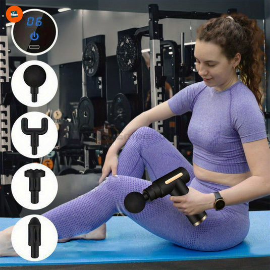 High-intensity muscle relief gun