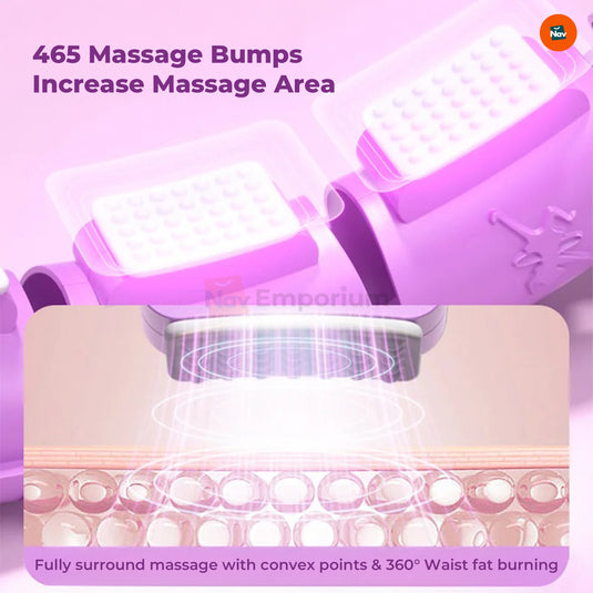 No-drop design hula hoop spinning