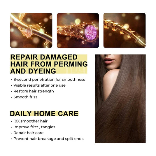 Keratin-infused hair care