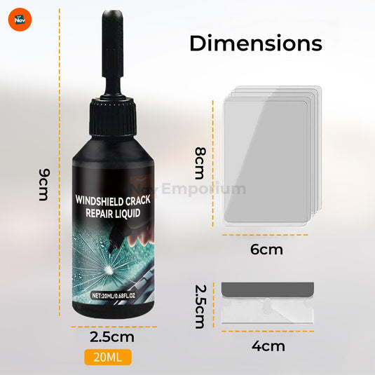 Vehicle windshield repair tool