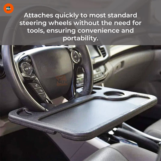 Compact car work desk