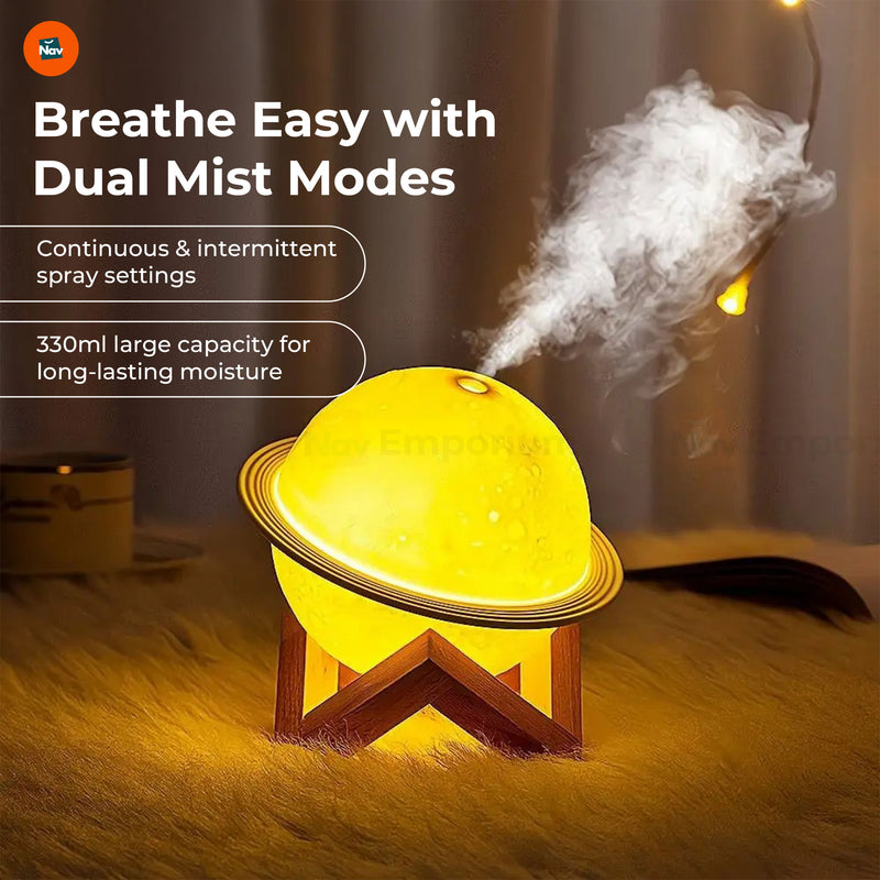 Color-changing LED humidifier ambiance