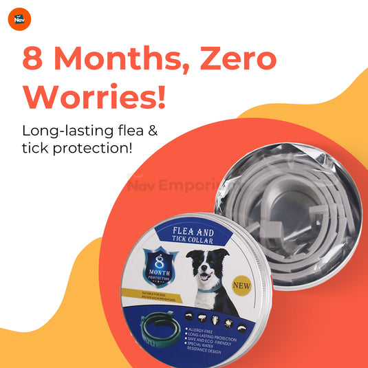 8-month protection flea collar