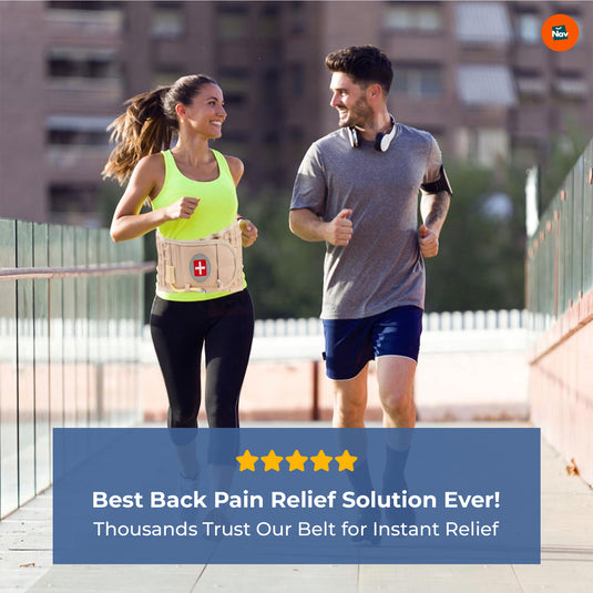 Sizing guide for lumbar support belt 2