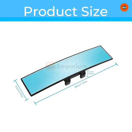 Blind spot elimination mirror