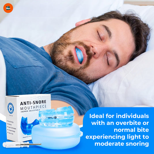 Night snore stopper mouthpiece