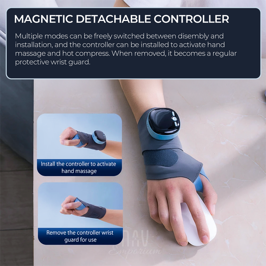 Rechargeable wrist therapy brace