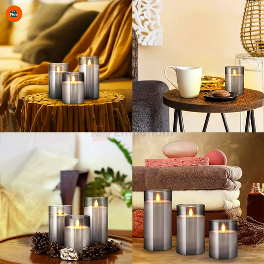 USB rechargeable LED candles