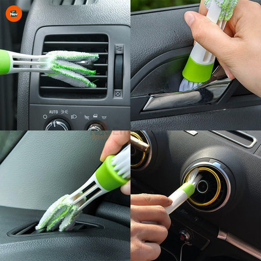 Reusable automotive cleaning brush