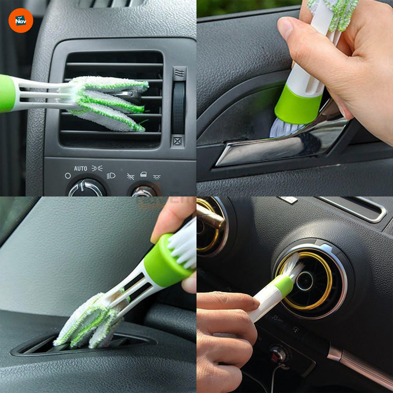 Reusable automotive cleaning brush