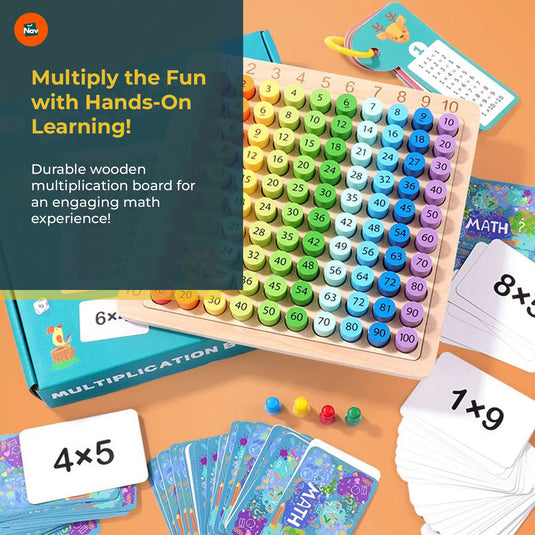 Durable wooden learning board for kids