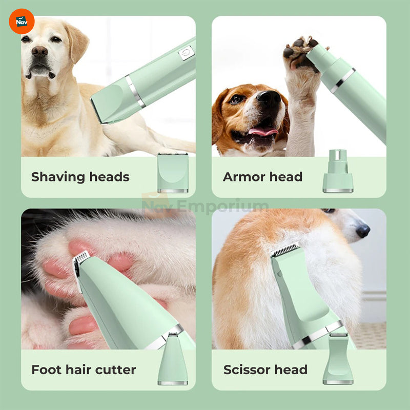 Quiet pet hair trimmer