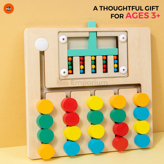 Parent and child enjoying puzzle time