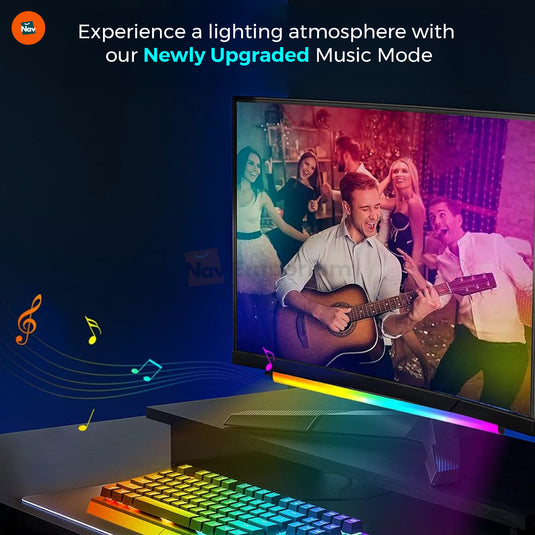 Dimmable gaming LED bar