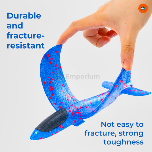 Glow Fly Foam Planes with LED Lights