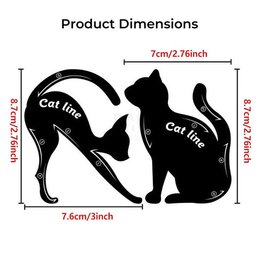 Winged eyeliner guide