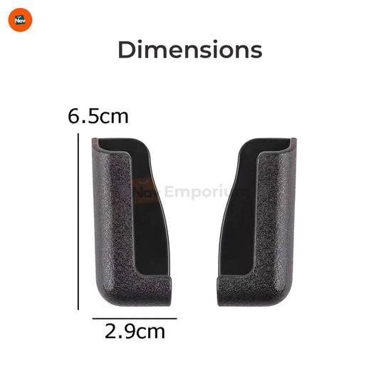 Compact car phone accessory