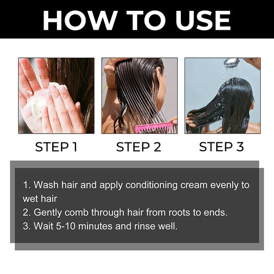 Damaged hair repair mask