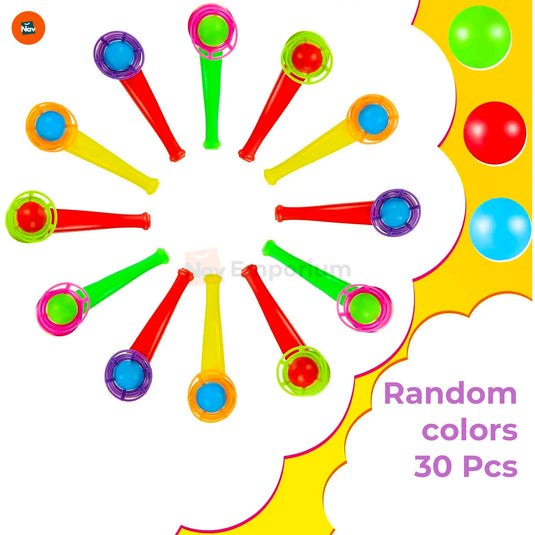 Fun Flo foam balls used in classroom for skill development.