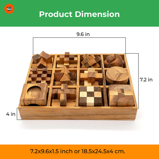 Kids Solving Wooden Puzzles