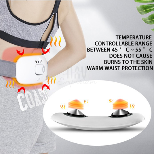 Lumber Massager The Rechargeable Back Pain Relief Belt
