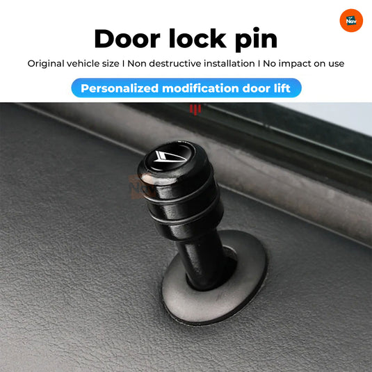 Universal fit door lock knob