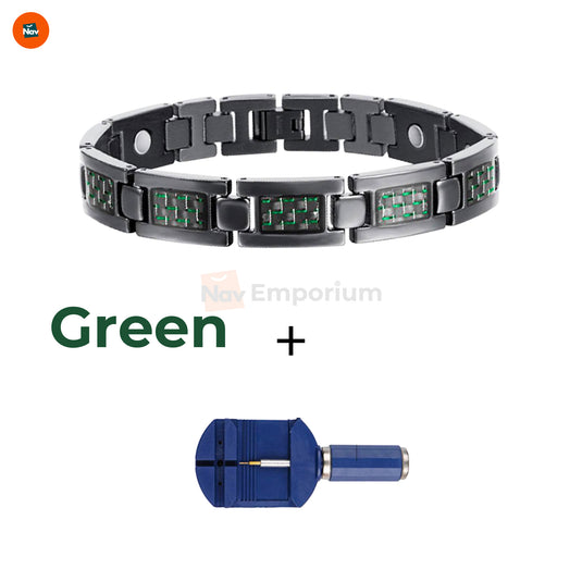 Adjustable magnetic bracelet