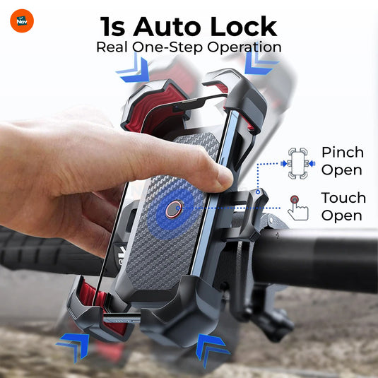 Step-by-step guide to installing MotoGrip mount.