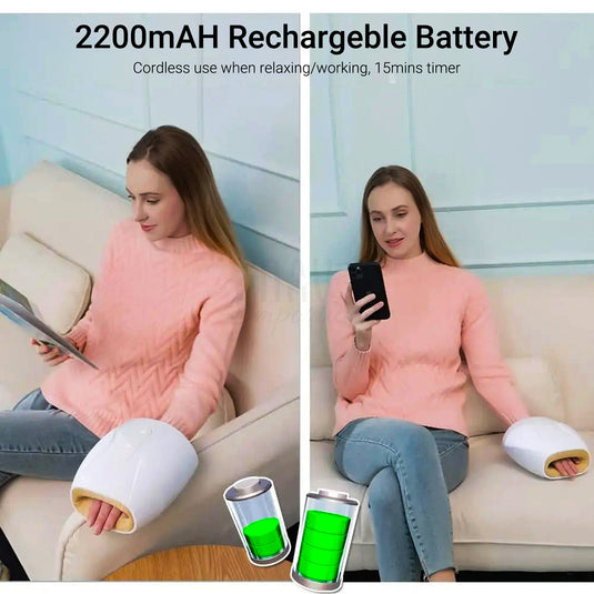 Ergonomic hand massager design