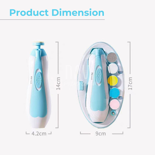 Complete baby nail care set for toddlers