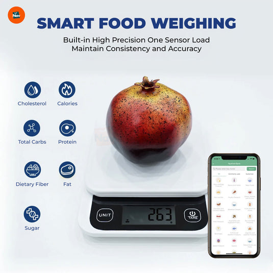 Using tare function on SmartNutri Scale