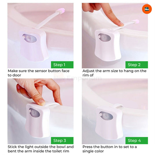 USB Rechargeable Toilet Light