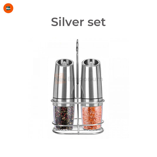 Battery-operated salt and pepper grinder