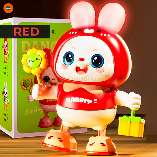 Interactive music button dancing frog