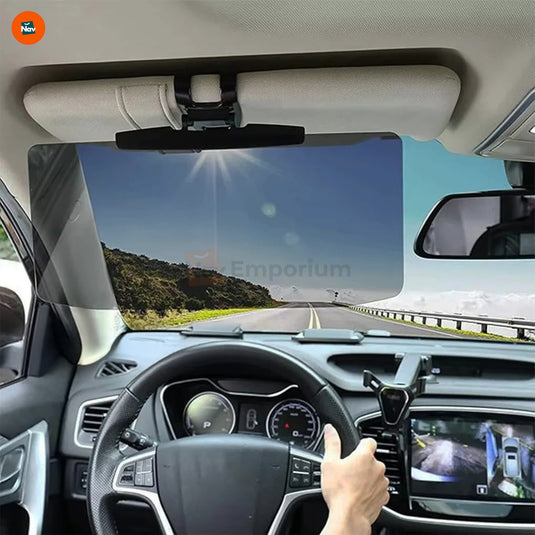 Driving with Polarized Sun Visor