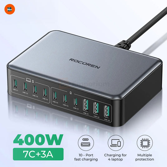 Rocoren charger powering iPhone 16
